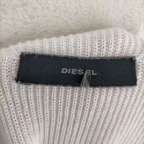ディーゼル DIESEL ロゴプレートコットンラグランニット レディース