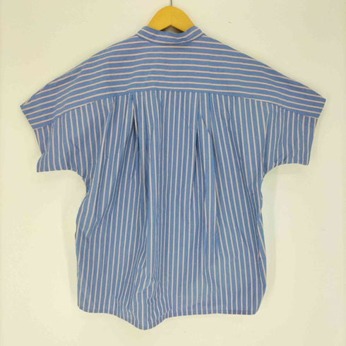 アーペーセー A.P.C. ストライプ プルオーバー S/S シャツ レディース FR:36