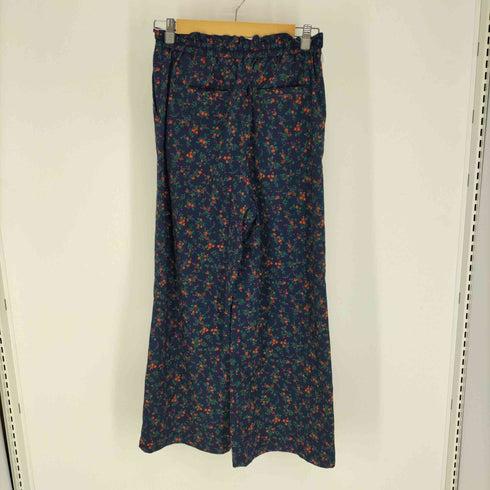ジャーナルスタンダードレリューム JOURNAL STANDARD relume 22AW ネイビー フローラル イージー ワイドパンツ レディース FREE