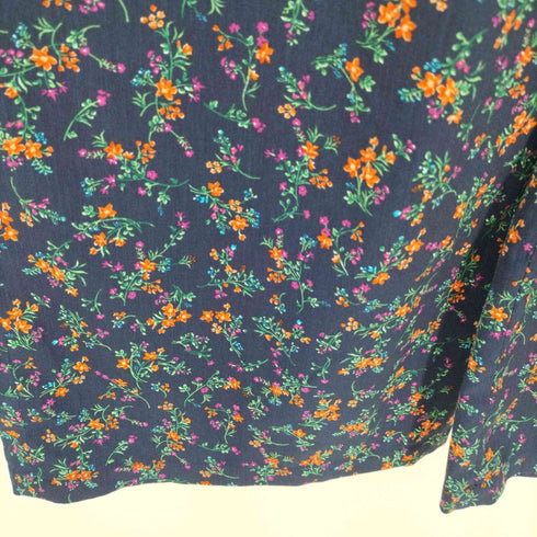 ジャーナルスタンダードレリューム JOURNAL STANDARD relume 22AW ネイビー フローラル イージー ワイドパンツ レディース FREE