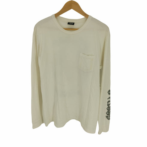 ステューシー Stussy 袖プリント ドラゴンバックプリントクルーネックカットソー メンズ import:M