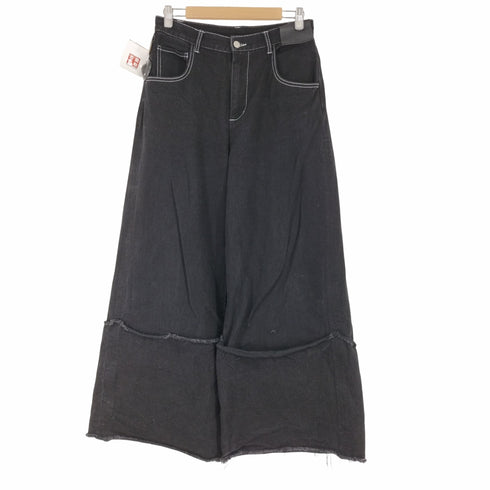 WONEM フラップヒュージワイドレッグジーンズ レディース JPN:2