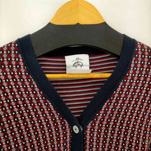 ブルックスブラザーズ BROOKS BROTHERS 総柄コットンカーディガン レディース BB1