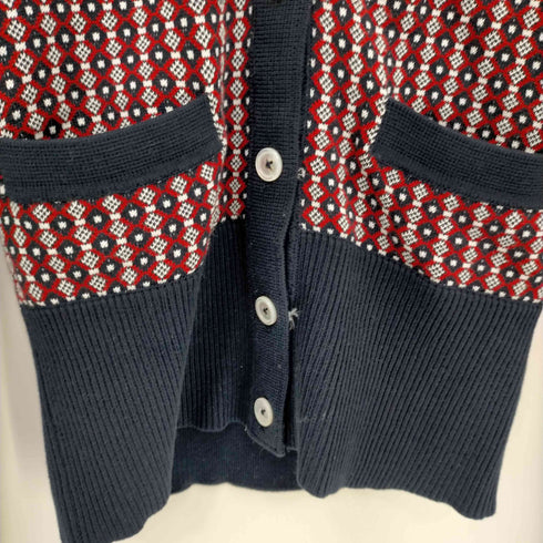 ブルックスブラザーズ BROOKS BROTHERS 総柄コットンカーディガン レディース BB1