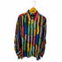 Genelli マルチカラー総柄シルクシャツ メンズ JPN:XXL