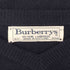 バーバリーズ BURBERRYS スコットランド製 エンブレムロゴ刺繍 Vネック ウール ニット メンズ UK:40