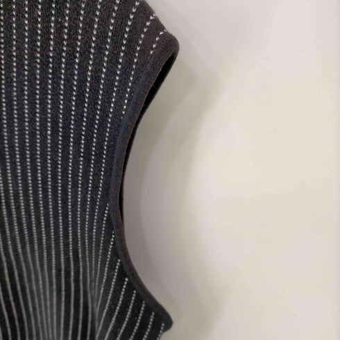 ハガークロージング HAGGAR Vネックピンストライプニットベスト メンズ JPN:XL