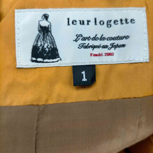 ルールロジェット leur logette ベルト付ポリエステルショートパンツ レディース JPN:1