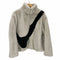 ナイキ NIKE FAUX FUR ジャケット ビッグスウッシュ レディース JPN:M