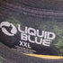リキッドブルー LIQUID BLUE ガイコツ スカル プリントクルーネックTシャツ メンズ import:XXL