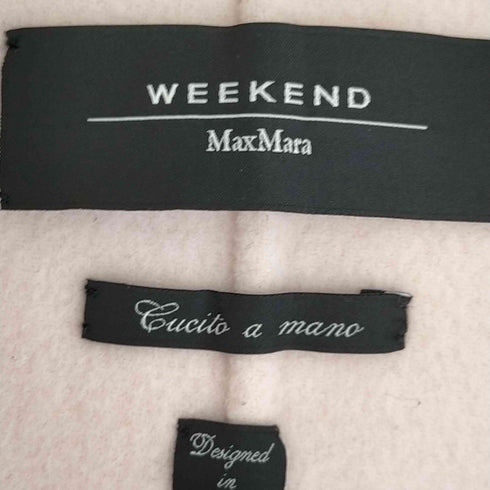 マックスマーラウィークエンド MAX MARA WEEKEND CUCITO A MANO ウールリバーコート レディース 36