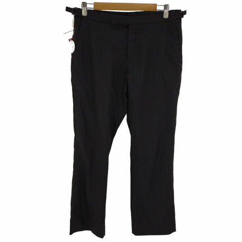 ラルフローレン RALPH LAUREN ピンストライプノータックスラックスパンツ サイドアジャスター メンズ 33