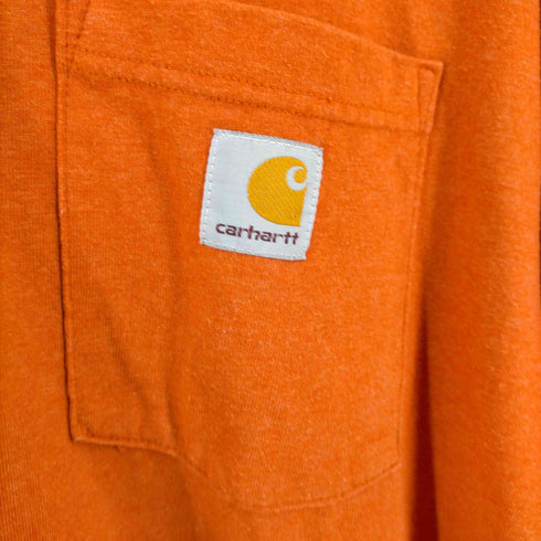 カーハート Carhartt ORIGINAL FIT ヘンリーネック L/Sカットソー メンズ import:XL