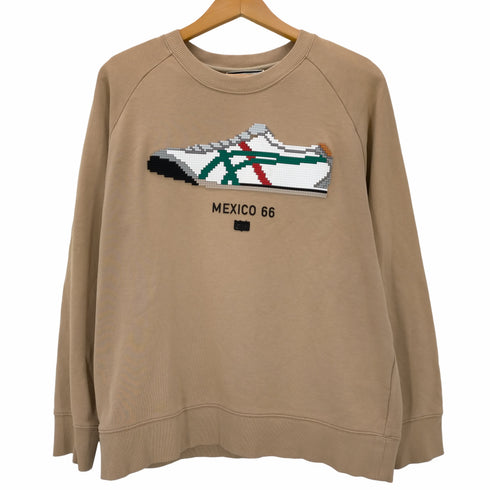 オニツカタイガー ONITSUKA TIGER ピットプリント SWEAT TOP レディース JPN:S