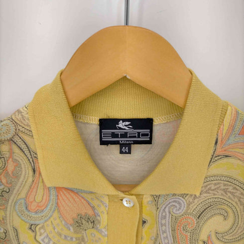 エトロ ミラノ ETRO MILANO ペイズリー柄ポロシャツ レディース EUR:44