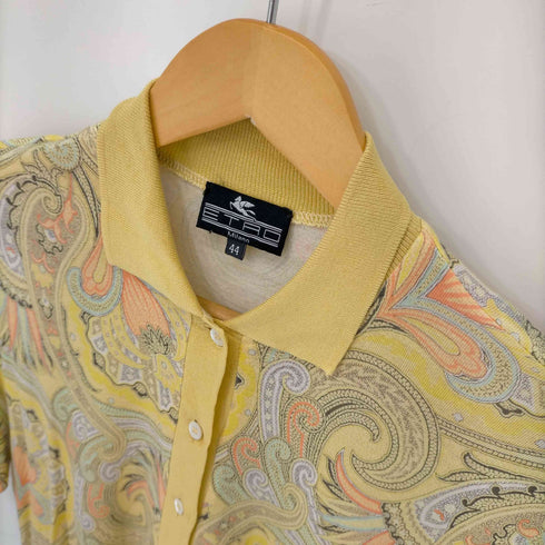 エトロ ミラノ ETRO MILANO ペイズリー柄ポロシャツ レディース EUR:44