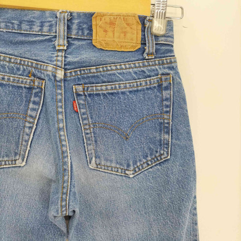 リーバイス Levis 80S USA製 701 STUDENT FIT ボタン裏553刻印 脇割 ボタンフライ デニムパンツ レディース W25 L32