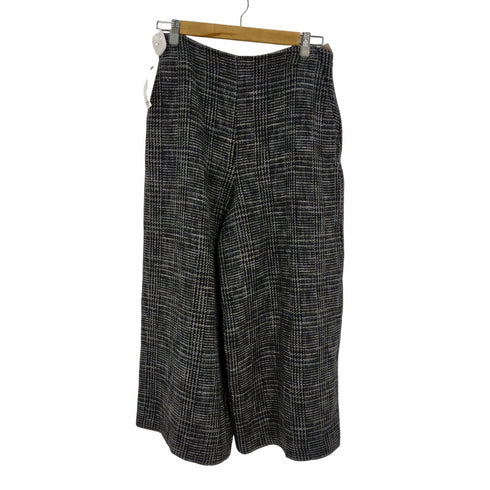 マッシモデュッティ Massimo Dutti ツイードチェックワイドパンツ レディース USA 12