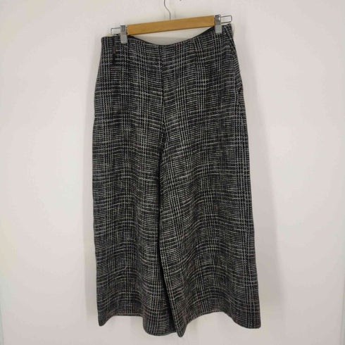 マッシモデュッティ Massimo Dutti ツイードチェックワイドパンツ レディース USA 12