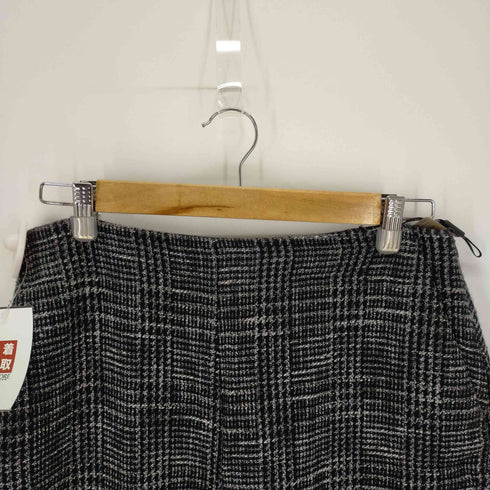 マッシモデュッティ Massimo Dutti ツイードチェックワイドパンツ レディース USA 12