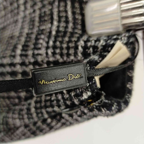 マッシモデュッティ Massimo Dutti ツイードチェックワイドパンツ レディース USA 12