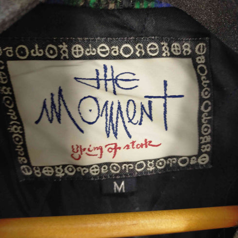 THE MOMENT ウールチェックカバーオール クルミボタン メンズ JPN:M