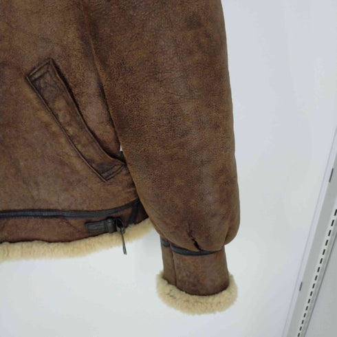 Combat Clothing 90S ムートンジャケット B-3 Us Army Bomber Jacket Sherling Jacket メンズ US:38
