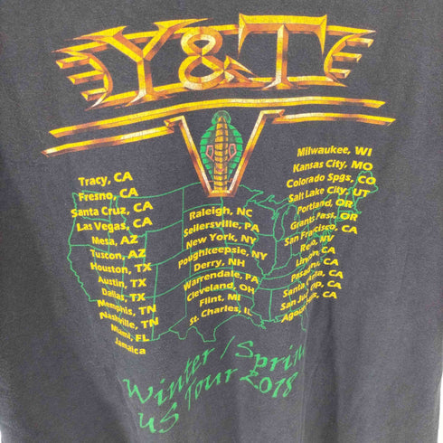Y&T MEAN STREAK Tシャツ ©2018 メンズ