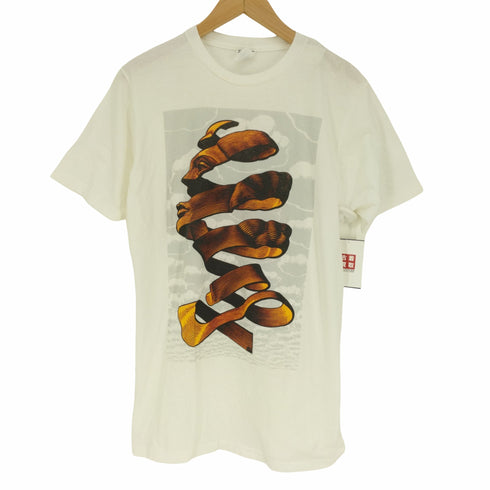 Face Rind Art Print Tee 騙し絵 アート プリント Tシャツ メンズ JPN:M