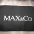 マックスアンドコー MAX & CO. リボンベルト付き スタンドカラーロング中綿コート レディース 40