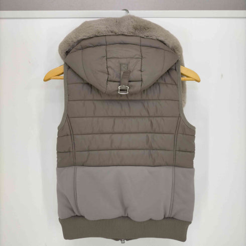 ダブルスタンダードクロージング DOUBLE STANDARD CLOTHING 21AW キャノンループ タフタ 中綿ベスト レディース 36