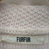ファーファー furfur リネン混 チュール デザイン カーディガン レディース FREE