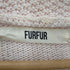 ファーファー furfur リネン混 チュール デザイン カーディガン レディース FREE