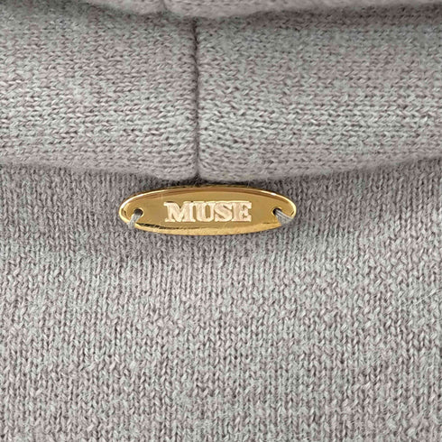 ミューズデドゥーズィエム クラス MUSE de Deuxieme Classe スムースニットガウンコート レディース
