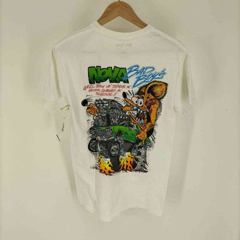 00S キャラクター 両面 プリント S/S Tシャツ メンズ import:S