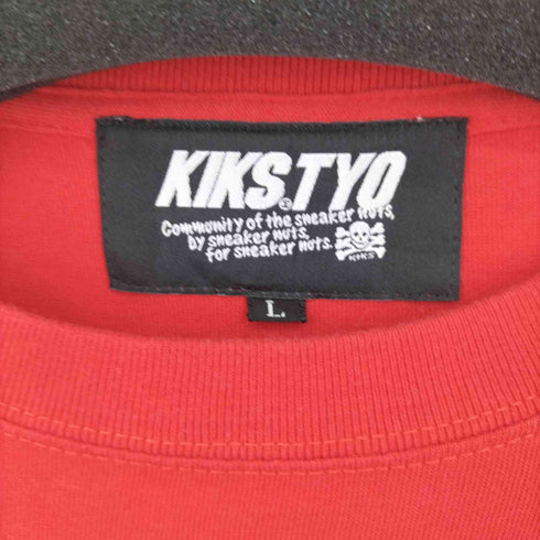 キックスティーワイオー KIKS TYO ロゴプリントクルーネックTシャツ メンズ JPN:L