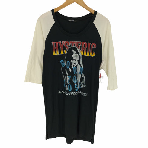 ヒステリックグラマー HYSTERIC GLAMOUR BORN TO LOSE ラグラン カットソー メンズ FREE