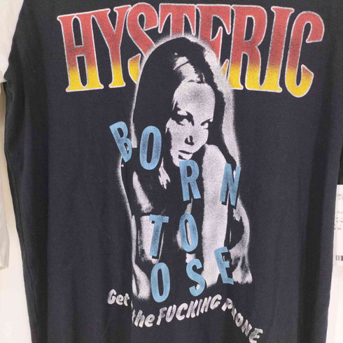 ヒステリックグラマー HYSTERIC GLAMOUR BORN TO LOSE ラグラン カットソー メンズ FREE
