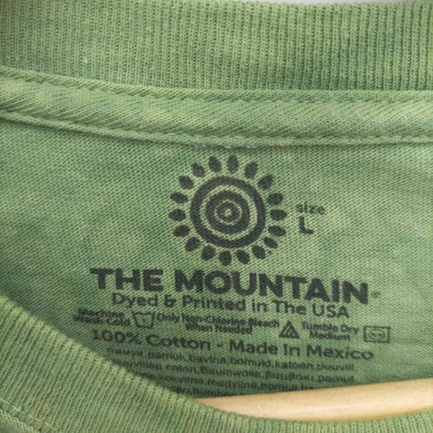 ザマウンテン the mountain エイリアン 大判 プリント S/S Tシャツ メンズ import:L