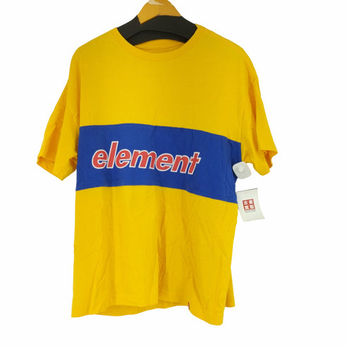 エレメント ELEMENT ロゴプリントクルーネックTシャツ メンズ JPN:L