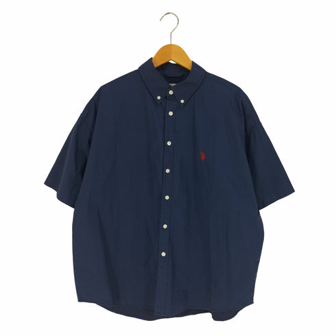 ユーエスポロアッスン U.S.POLO ASSN ロゴ刺繍 ボタンダウンシャツ メンズ JPN:L