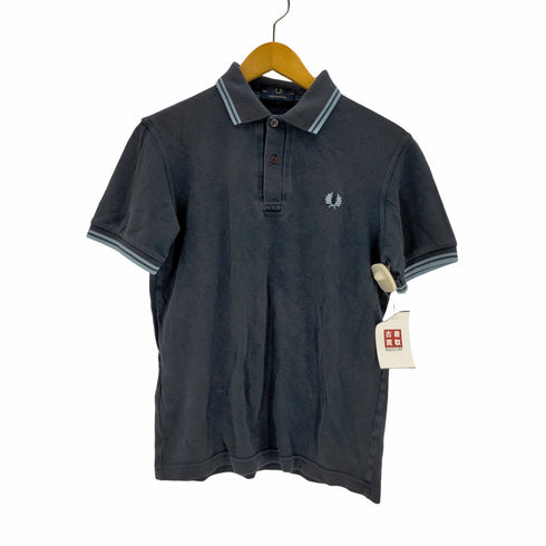 フレッドペリー FRED PERRY イングランド製 ロゴ刺繍 ポロシャツ レディース JPN:36