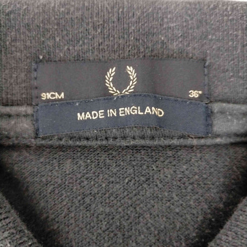 フレッドペリー FRED PERRY イングランド製 ロゴ刺繍 ポロシャツ レディース JPN:36
