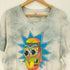 キャラクター プリント タイダイ S/S Tシャツ メンズ import:XL