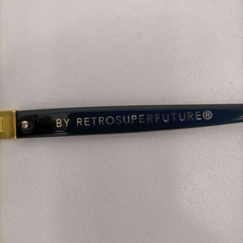 スーパーバイレトロスーパーフューチャー SUPER BY RETROSUPERFUTURE オーバルゴールドフレームサングラス メンズ