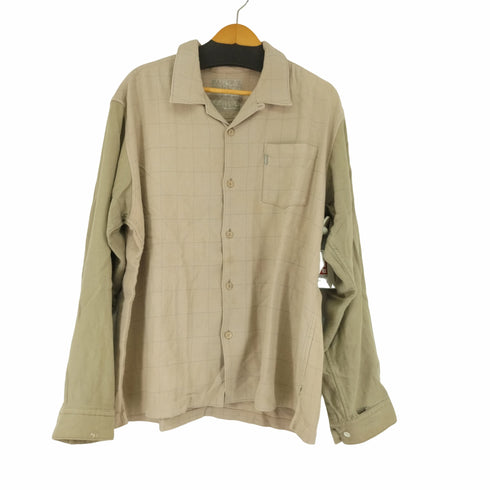 アンダーカバー UNDERCOVER 00AW MELTING POT期 格子 袖切替 コットンネル オープンカラーシャツ メンズ JPN:L