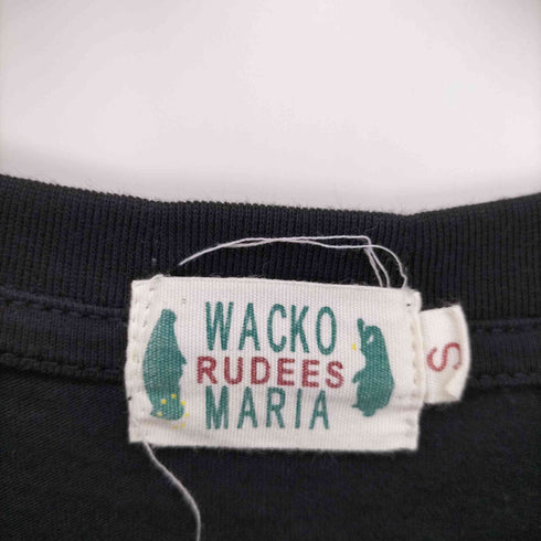 ワコマリア WACKO MARIA RUDEES チェーンステッチ 刺繍 背面 ラスタ プリント S/S Tシャツ メンズ JPN:S