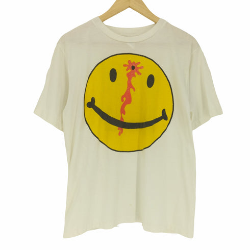 ヘッドショット スマイル プリント S/S Tシャツ メンズ import:L