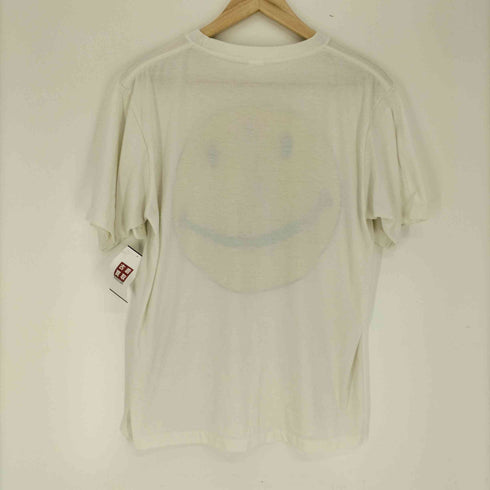 ヘッドショット スマイル プリント S/S Tシャツ メンズ import:L