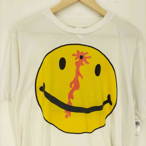 ヘッドショット スマイル プリント S/S Tシャツ メンズ import:L